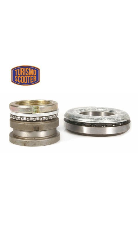 Kit rodamientos horquilla arriba/abajo RMS, para Vespa 50-125/​PV/​ET3/​PK/Sprint/​V/​Super/​160 GS/​180 SS/​Rally/PX80-200/​PE/​Lusso/​'98/​MY/​Cosa
