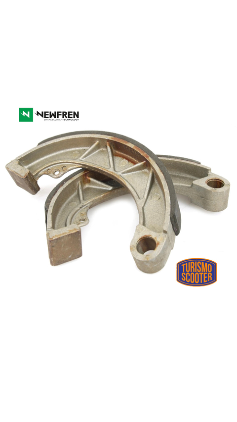 Zapatas NEWFREN AntiAQUA, 10", delantera o trasera para Lambretta LI / 175 TV