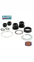 Kit de casquillo, amortiguador de vibraciones, manillar, SCOOTOPIA para Lambretta 125 LI 1°-2°/​150 LI 1°-2°/​175 TV 2°