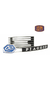 Kit de frontal (letrero/rejilla NEGRA/logotipo) para Vespa PX80-200/​PE/​Lusso/​T5 Classic