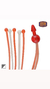Flecos/streamers manillar universal, "Stars&Stripes" - blanco/rojo en internet