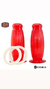 Puños "Superflex" Ø 22/22 mm largo=120 mm - rojo transparente - comprar online