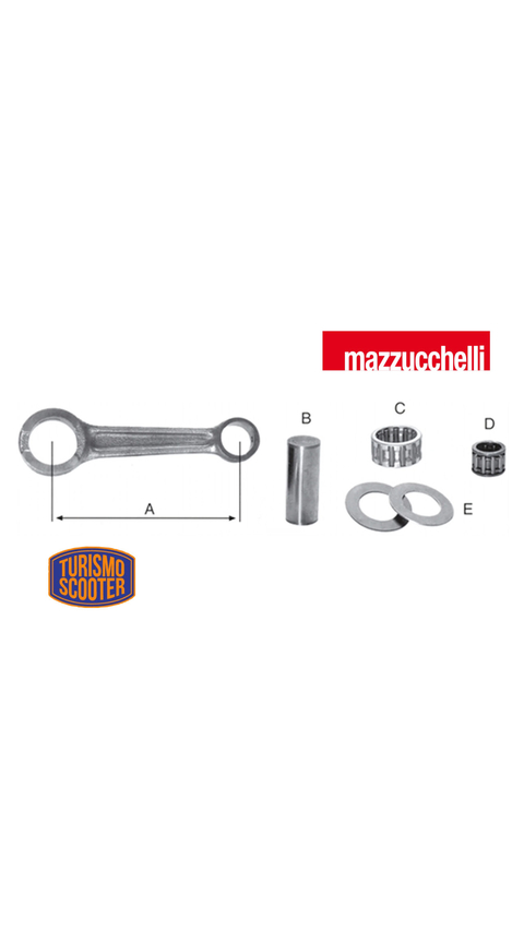 Set de bielas MAZZUCCHELLI para Vespa