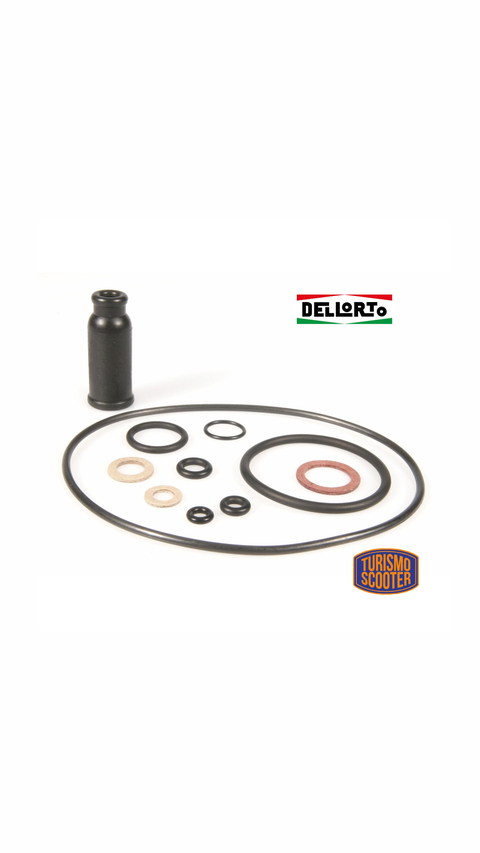 Juego juntas carburador DELL'ORTO para carburador PHBL 20/22/24/25/26, AS/AD/BS/BD/GS/HS/ED/GD