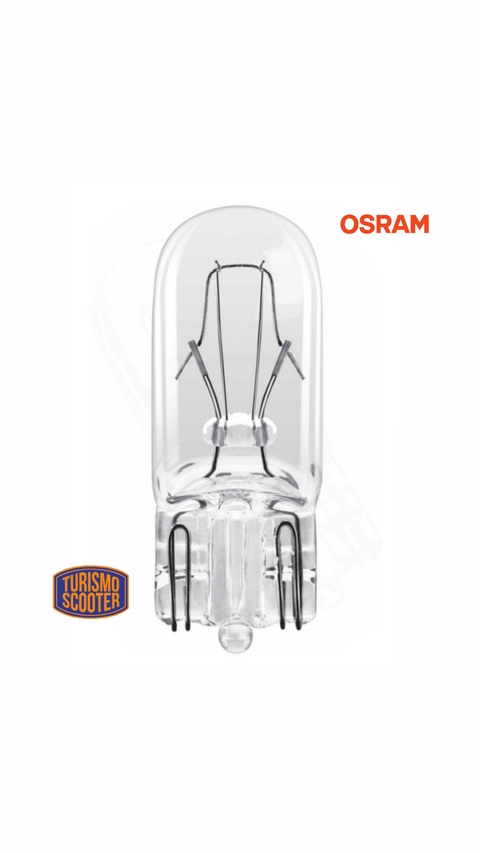 Lámpara OSRAM W5W 12V 5W - zócalo: W2,1x9,5d