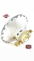 Optica faro BOSATTA redondo Ø 115 mm, para Vespa 50 SS/​90 SS/​125 PV/​ET3/​Super/​150 Super