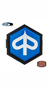 Logotipo "PIAGGIO" 6 esquinas frontal, para Vespa PX80-200E/​Lusso/​'98/​T5