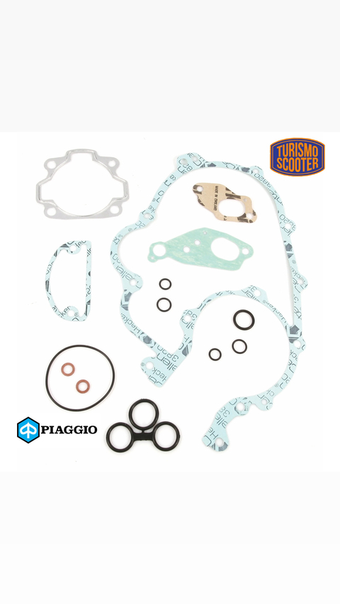 Juego juntas motor PIAGGIO para Vespa 125 GTR 3°/​TS 2°/​150 Sprint V 2°/​Super 3°/​PX80-150 E/​Lusso/​'98/​MY/​'11/​P150S/​Cosa 125-150