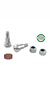 Kit de tornillos palanca manillar embrague/freno, (ranurado), con collar, MEC EUR, para Vespa 150 VB/​VBA/​VBB1-2 -> 216000/​GL/​150 GS VS2-5/​160 GS