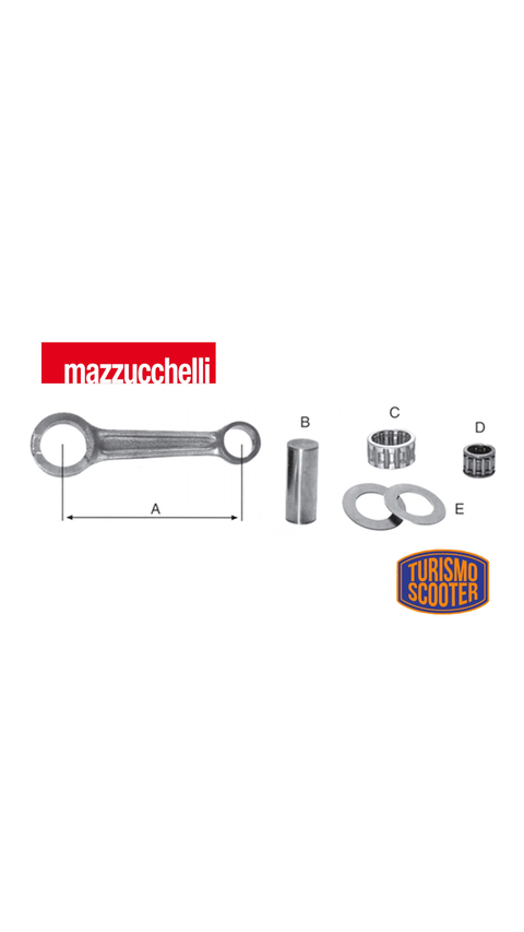 Set de bielas MAZZUCCHELLI para Vespa 200
