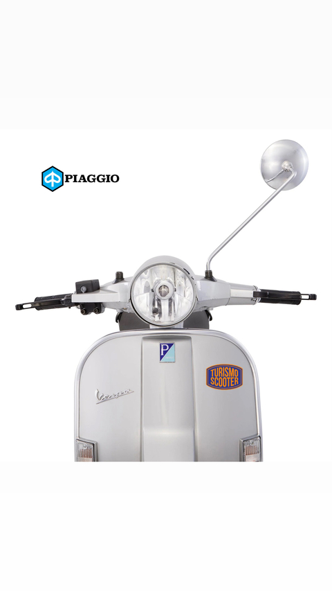 Espejo estándar PIAGGIO para montaje en la parte superior del manillar izquierda, para Vespa