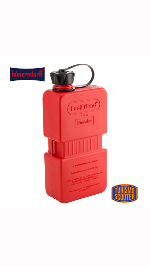 Bidón de combustible HÜNERSDORFF FuelFriend PLUS rojo