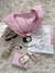 Necessaire Mini Acolchoada Matelassê - Rosa Atoalhada - loja online