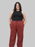 Calça Alfaiataria Marrom Terracota - loja online