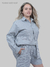 Camisa Manga Longa Listrada Azul Marinho - loja online