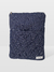 Capa Notebook Acolchoada Matelassê - Azul Jeans