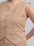 Colete Alfaiataria Bege - comprar online