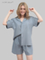 Conjunto Camisa e Shorts Cinza - loja online