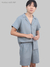 Conjunto Camisa e Shorts Cinza - Sra.Sono
