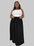 Saia Midi/Longa Branca - comprar online