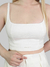 Blusa Cropped de Alça Preta na internet