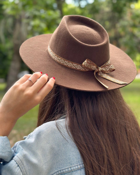Sombrero de Paño Chocolate