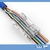 Ficha Plug Rj45 Cat5e Cable Utp Ethernet Kelix Por Unidad en internet