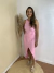Vestido Canelado Nó