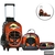 Mochila com Rodas + Lancheira + Estojo Infantil Spider KIT6357