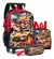 MOCHILA C/ RODAS +LANCH. +ESTOJO FAST MACHINE CLIO