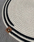 PLATO DE SITIO 31CM COMBINADO CON NEGRO - comprar online