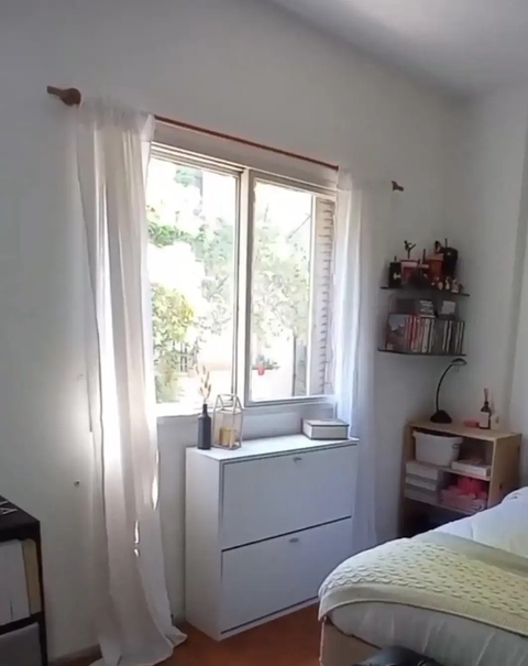 Cortina paloma gasa off white 2 paños 150x220 c/u