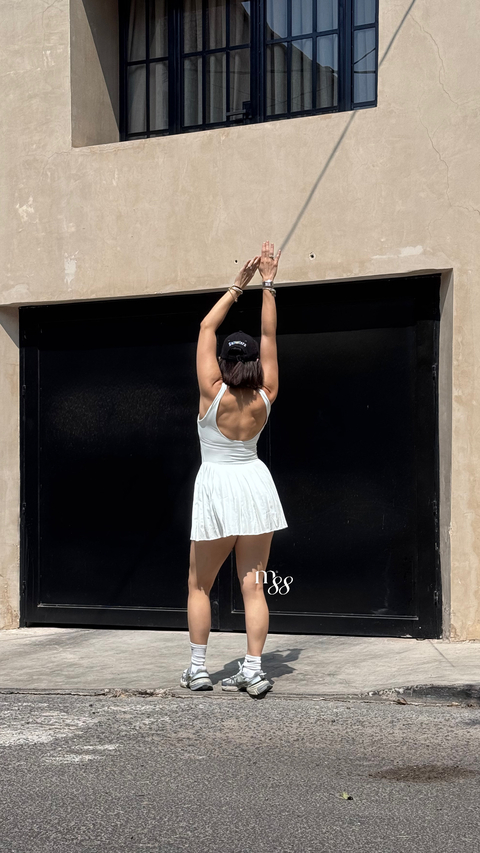 Vestido Faye White - comprar en línea