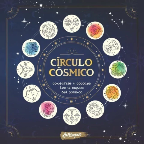 Circulo Cosmico - Libro Para Colorear Los Signos Del Zodiaco - comprar online