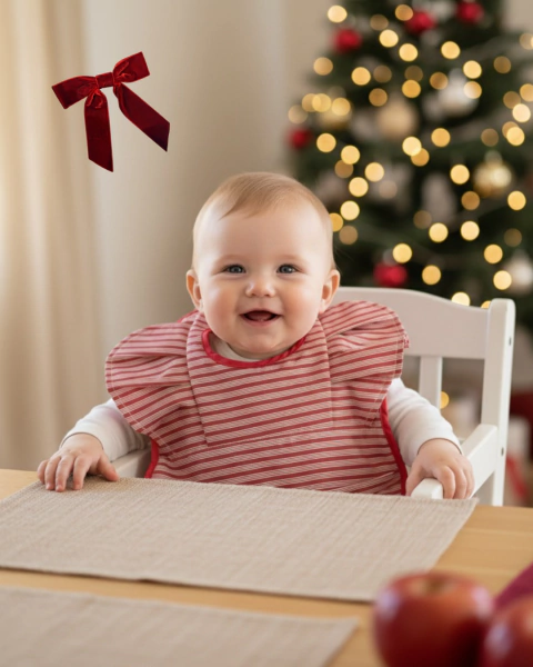 Babero impermeable con volados - comprar online