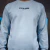 CALAVERA X ALBERDI | CELESTE | BUZO CUELLO BASE - comprar online