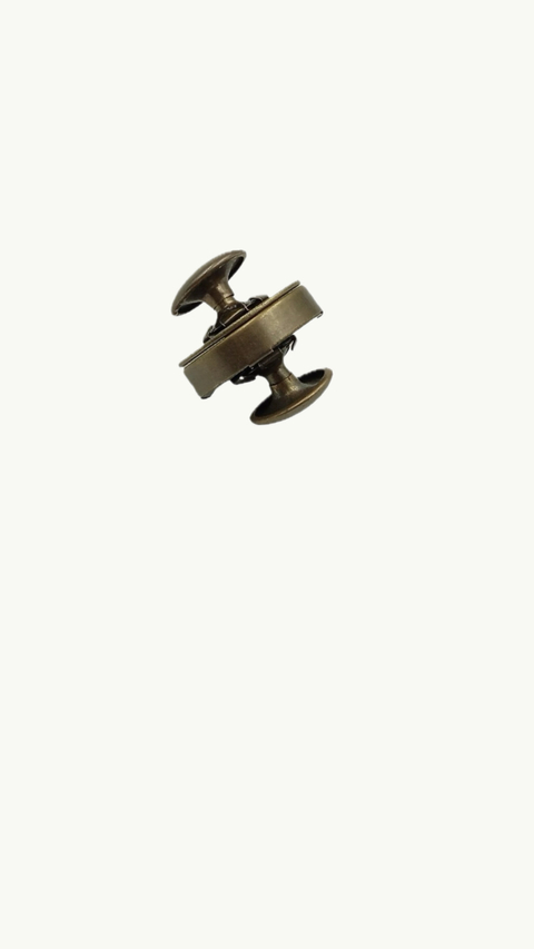 BOTÃO IMÂ REBITE 2 LADOS 14MM (DEZENA)