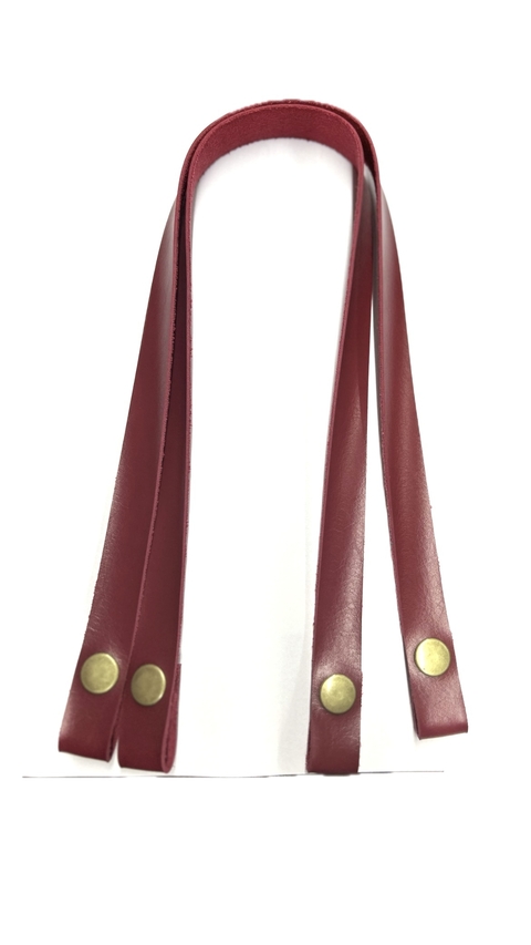 ALÇA DE MONTANA VERMELHO COM BOTÃO DE PRESSÃO 0.60CM (O PAR)