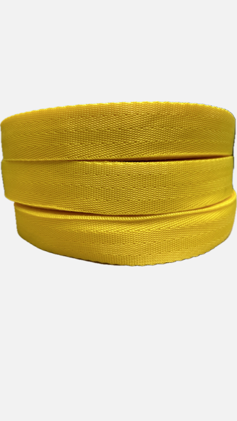 ALÇA/CADARÇO POLIPROPILENO - CINTO DE SEGURANÇA AMARELO VALOR DO METRO A PARTIR DE: