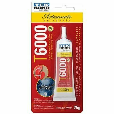COLA ADESIVA 25G PARA ARTESANATO T6000- TEKBOND 1 UNIDADE