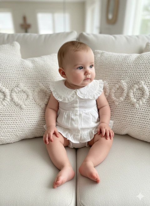 Vestido con bombachudo Malena gasa - comprar online