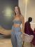 Top Cinza Listrado Sommer - comprar online