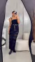 Vestido Longo Preto Renda