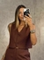 Colete Linho Marrom Sommer - comprar online