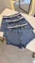 Short jeans cinto branco na internet
