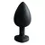 Plug Anal Silicone Coração Preto P - comprar online