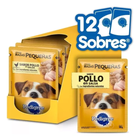 Pedigree - Caja pouch Comida humeda 100g x 12u