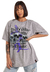 Camiseta Grafics Oversized Skull Ray - Overfame