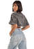 Camiseta Cropped Grafics Gothic Lettering - loja online