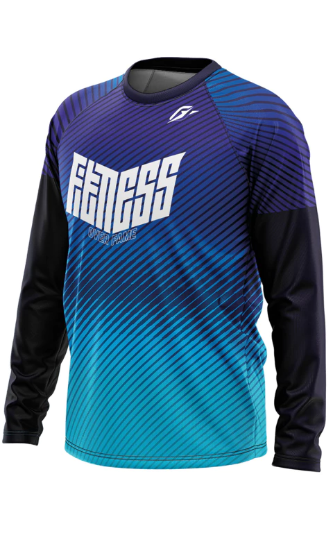 Camiseta Manga Longa Unx Treino Academia Gradient - comprar online